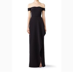 JS Collection Off Shoulder Split Gown